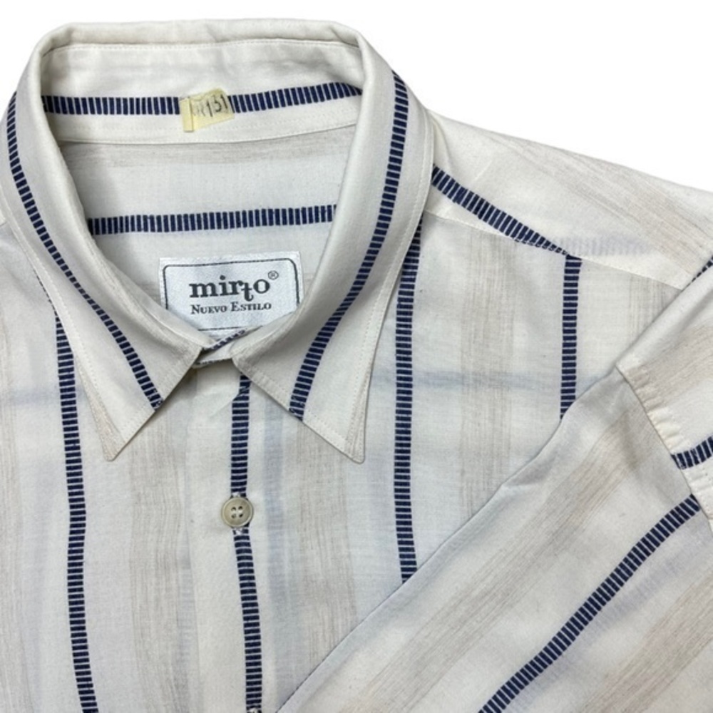 Mirto short sleeve men’s button up shirt, size 3